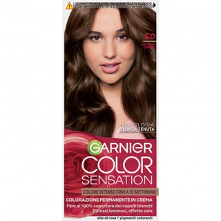 Garnier Color Sensation Перманентная крем-краска 5.0 Светло-каштановый 