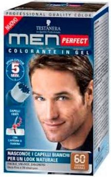 Testanera Colorante Per Capelli In Gel Senza Ammoniaca Uomo Perfect N 60 Castano