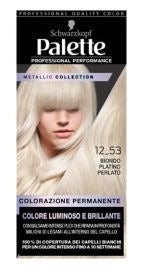 Palette Colorazione Permanente Per Un Luminoso Effetto Metallico Biondo Platino Perlato