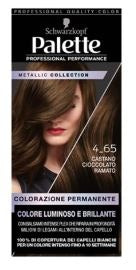 Palette Colorazione Permanente Per Un Luminoso Effetto Metallico Castano Cioccolato Ramato