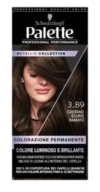 Palette Colorazione Permanente Per Un Luminoso Effetto Metallico Castano Scuro Ramato