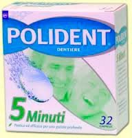 Polident Compresse Per La Pulizia Delle Dentiere 5 Minuti 32 Compresse
