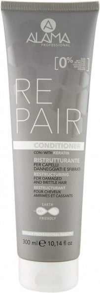 Alama Conditioner Ristrutturante Per Capelli Danneggiati E Sfibrati, Giallo, 300 Ml