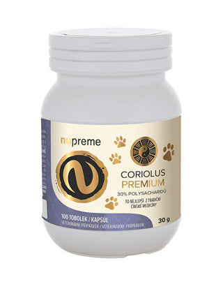 Nupreme Coriolus Versicolor-extrakt 30 % 100 kapslar