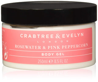Crabtree & Evelyn Żel nawilżający do ciała z wodą różaną i różowym pieprzem 250 ml