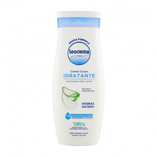 Leocrema Crema Corpo Idratante Aloe Vera E Acido Ialuronico Hydra 3 Skin Serum 250 Ml