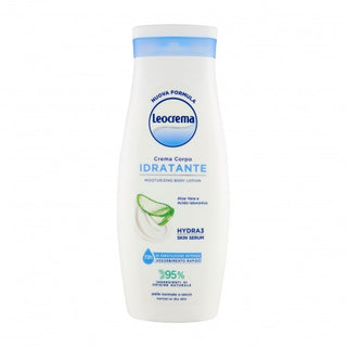 Leocrema Crema Corpo Idratante Aloe Vera E Acido Ialuronico Hydra 3 Skin Serum 400 Ml