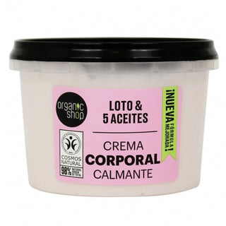 Organic Shop Crema Corpo Nutriente Lotus Indiano 250 Ml In Vetro