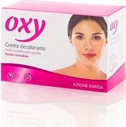 Oxy Crema Decolorante Viso Sensitive Azione Rapida Attivante + Schiarente 75Ml + Spatola+Vaschetta