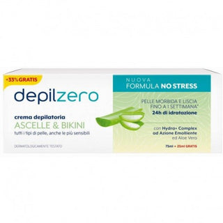 Depilzero Crema Depilatoria Ascelle E Bikini Tubo 75 + 25 Ml