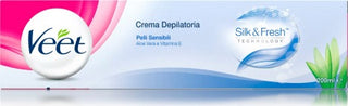 Veet Crema Depilatoria Silk&Fresh Pelli Sensibili 200 Ml