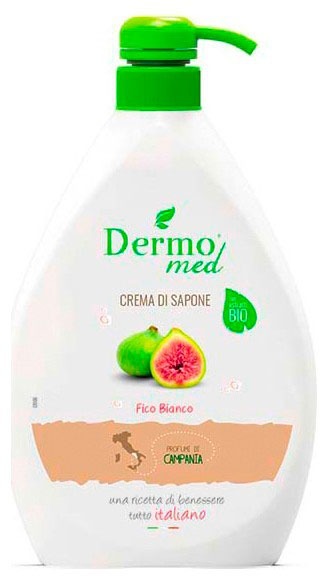 Dermomed Crema Di Sapone Fico Bianco 600 Ml