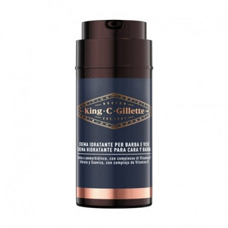 King C. Gillette Moisturizing Cream For Beard And Face 100 Ml 