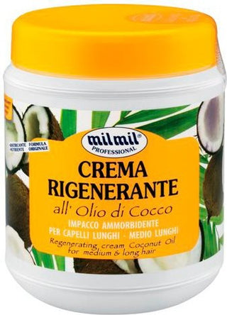 Mil Mil Crema Rigenerante Per Capelli All Olio Di Cocco 1000 Ml