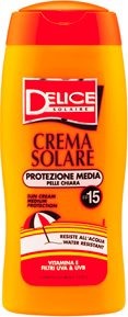 Delice solaire Crema Solare Protezione Media Spf 15 250 Ml