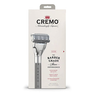 Cremo Rasoio Di Qualità Barber + 2 Testine Di Ricambio