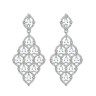Crystalp Orecchini lunghi scintillanti con cristalli Virtuosa 42313.R