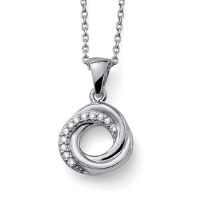 Crystalp Collana con cristalli scintillanti Trilogy 30541.S