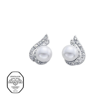Crystalp Elegant pearl Orecchini with Swarovski crystals 42104.R