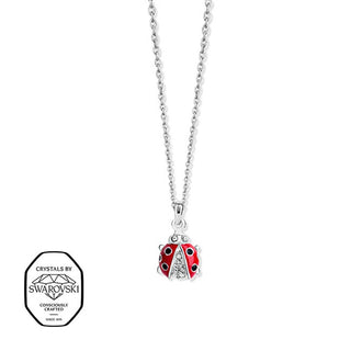 Crystalp Girls' Ladybug Collana with Swarovski Crystals 3543K.RED.R