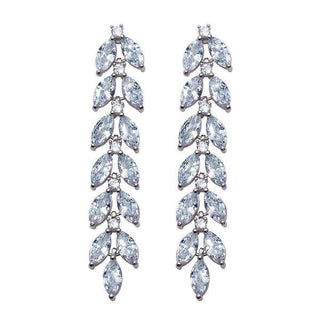 Crystalp Lussuosi orecchini lunghi con cristalli Luminous 42251.R