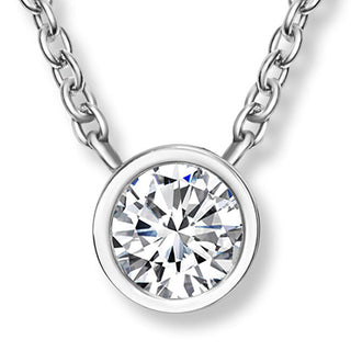 Crystalp Collana Minimalista In Acciaio Con Cristallo Soliter 30398.Cry.E