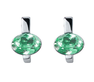 Crystalp Orecchini alla moda con cristallo verde Simply 42204.CHR.R