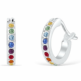 Crystalp Anelli senza tempo con zirconi Chakra Hoop 40324.MLT.R