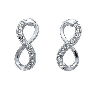 Crystalp Orecchini senza tempo con cristalli Infinity 42226.R