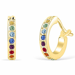 Crystalp Anelli senza tempo con zirconi Chakra Hoop 40324.MLT.G