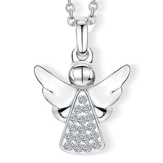 Crystalp Bellissima collana con un angelo 30351.CRY.R