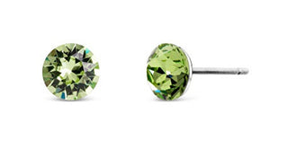Crystalp Popular Orecchini with green Swarovski crystals Tubby Mini 4200.PER.R
