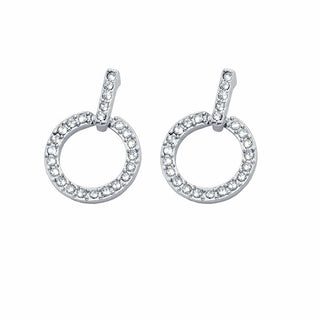 Crystalp Deliziosi orecchini con cristalli Circle 42146.R