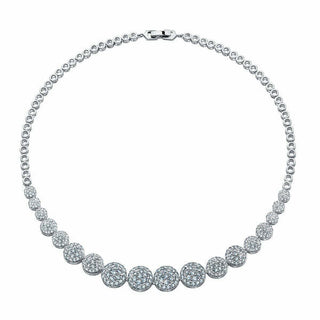 Crystalp Affascinante collana scintillante con cristalli 12152.R
