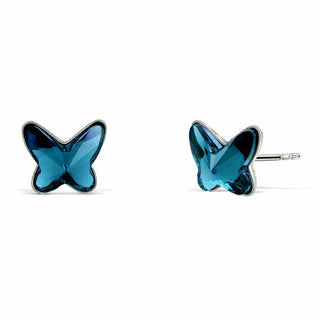 Crystalp Deliziosi orecchini in argento a forma di farfalla 40337.DBL.S