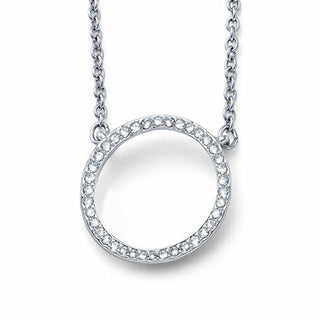 Crystalp Graziosa collana con pendente circolare Circle 32146.R