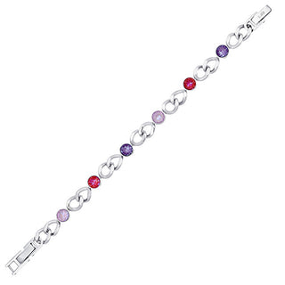 Crystalp Affascinante bracciale con cristalli Solara 22295.PIN.E