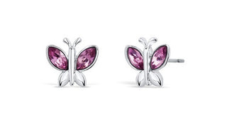 Crystalp Orecchini coordinati Farfalle con cristalli 40297.LAM.R