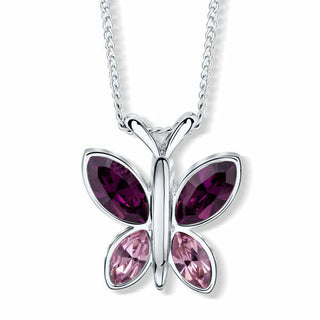 Crystalp Collana a farfalla abbinata 30297.MVI.R