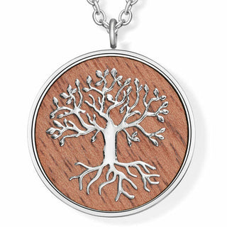 Crystalp Collana in acciaio abbinata Albero della Vita 30439.W2 E.03
