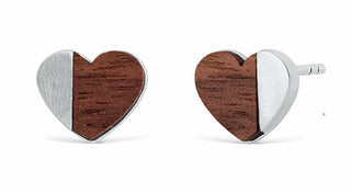 Crystalp Eleganti orecchini in acciaio Hearts 40450.W1 E