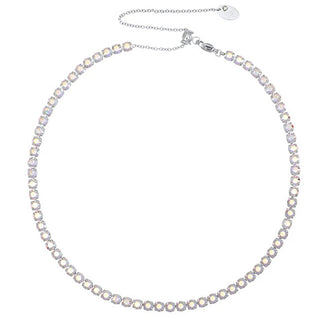 Crystalp Tennis choker con AB crystals Swarovski Alice 12420.CAB.E