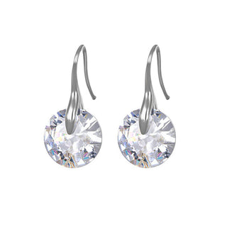 Crystalp Happy 42308.WHI.E hanging steel Orecchini with crystal