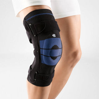 Bauerfeind Genutrain S Pro Knee Brace with Adjustable Side Splints Black Left Size 2