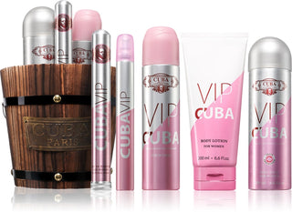 Cuba Set cadou VIP Cuba EDP 100 ml, EDP 35 ml, spray de corp 200 ml și loțiune de corp 200 ml - 100 ml