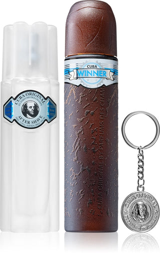 Cuba Set cadou Winner EDT 100 ml, aftershave 100 ml și pandantiv