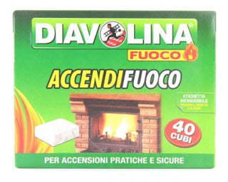 Diavolina Cubi Accendifuoco Diavolina Conf. Cubi 40