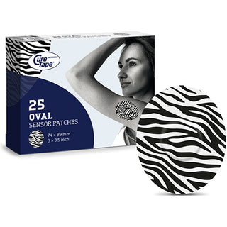 Curetape Patch Sensore Art Zebra 25 Pezzi
