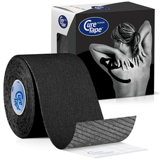 Curetape Nastro Kinesiologico Classic Nero 5 Cm X 5 M