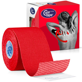 Curetape Nastro Kinesiologico Classic Rosso 5 Cm X 5 M